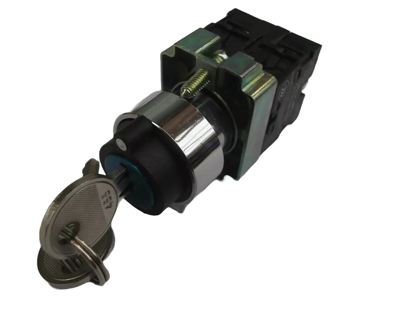 Key Switch 2 Position On/Off Spring Return Momentary XB2BG61