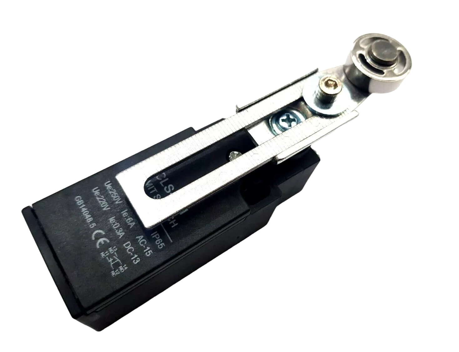 Spring Lever Switch Roller Lever Adjustable Spring Return Limit Switch IP65, 250V 6A, CLS-