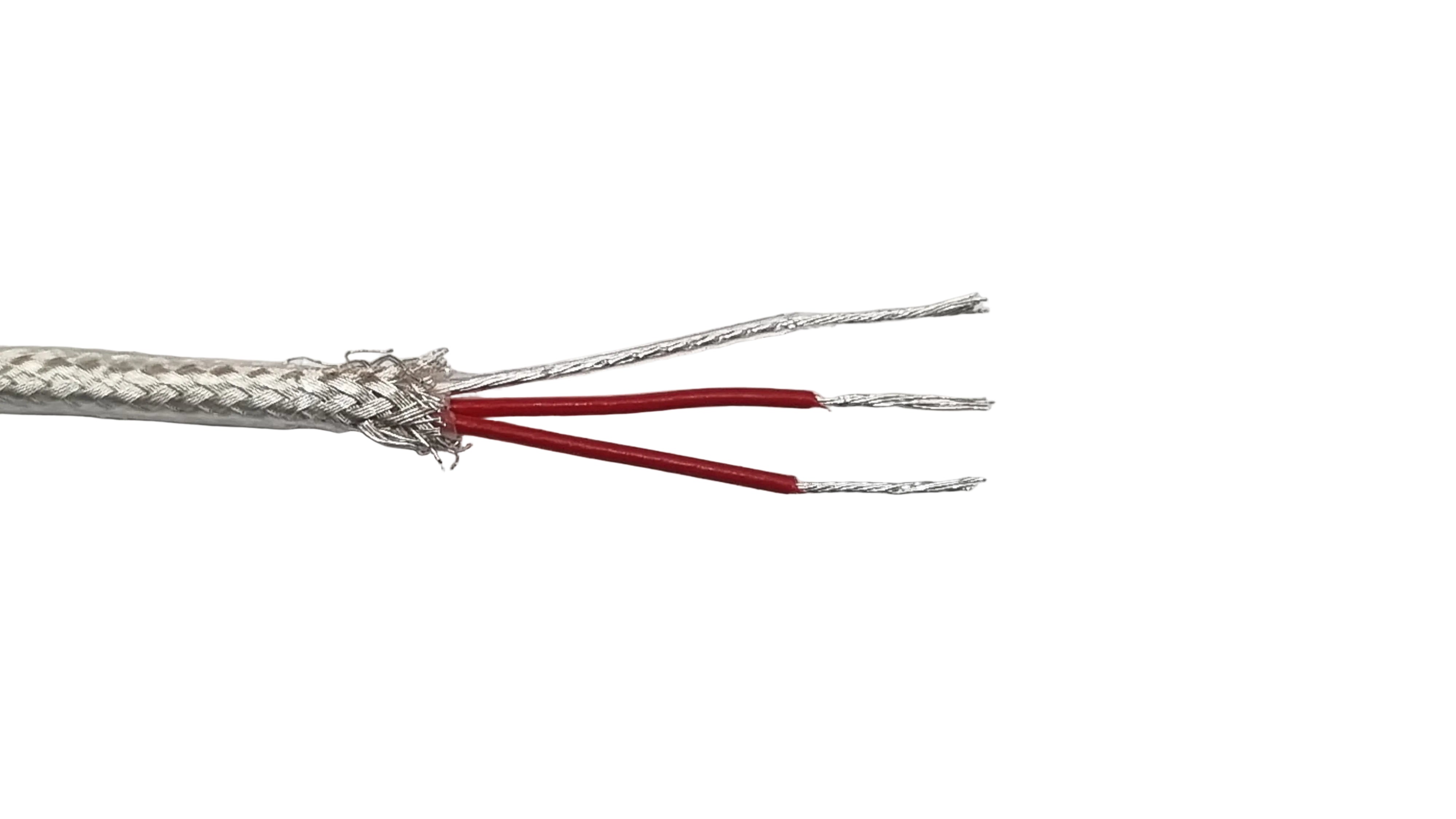 3-Wire RTD Extension Cable | shielded, PTFE Insulation