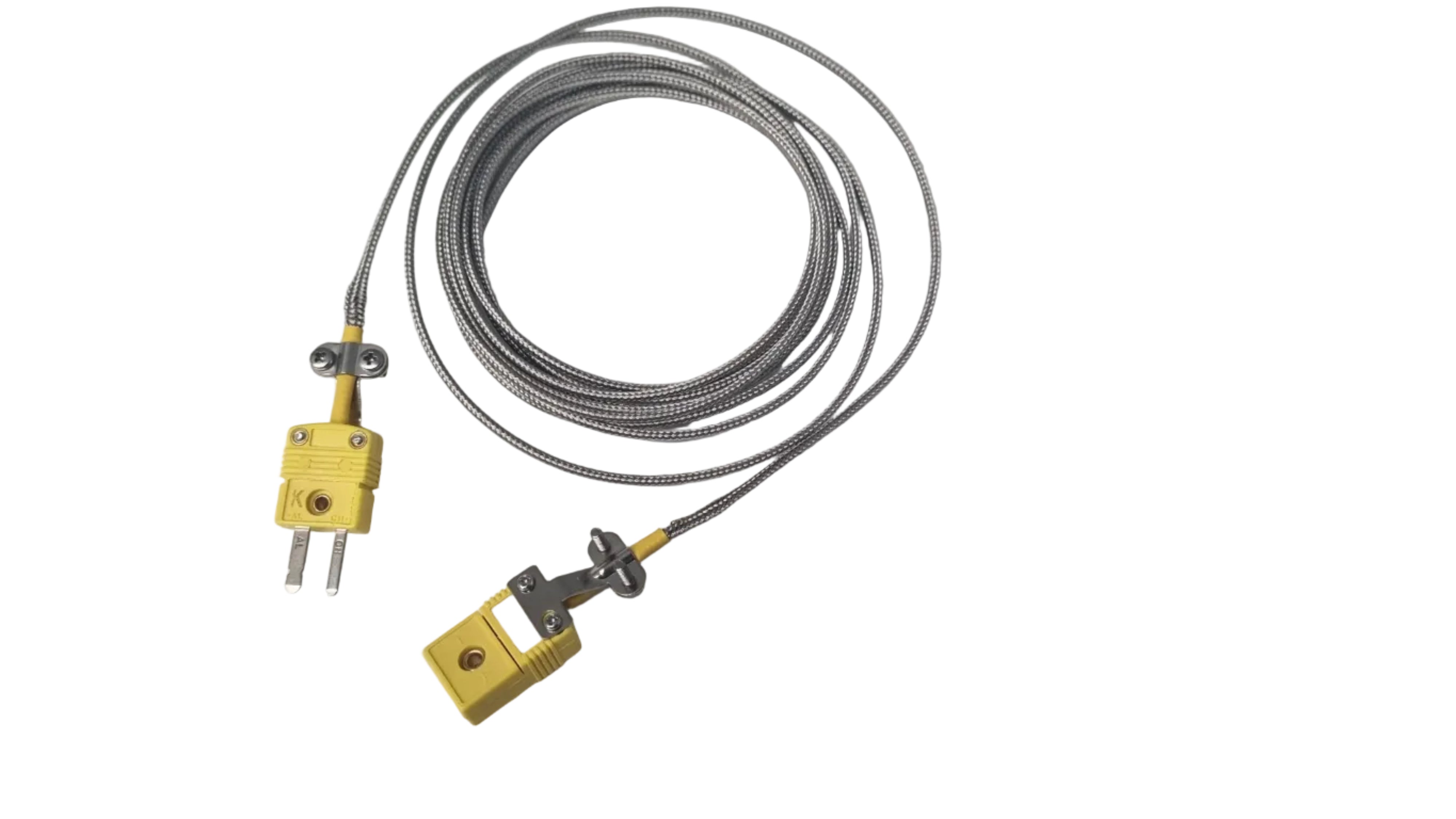 K Type Thermocouple Extension Braided Cable with Connectors