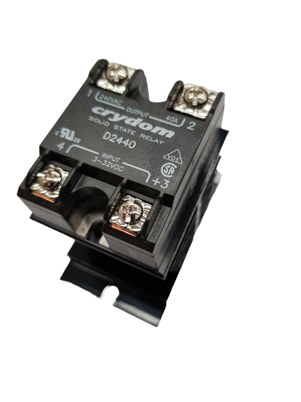 Crydom D2475-10 75A Solid State Relay 3-32VDC Control Input, 240VAC Ou