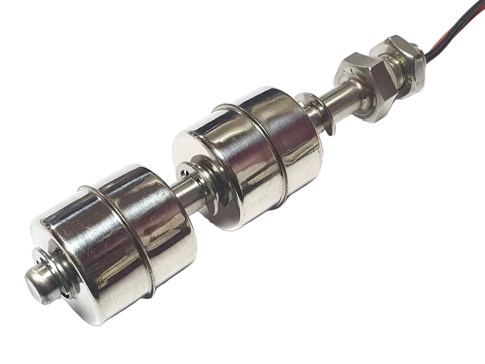 Double Ball Float Switch Stainless Steel Vertical Mount 100mm to 300mm length