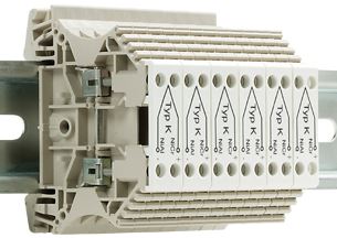Din Rail mount Type K Thermocouple Connector